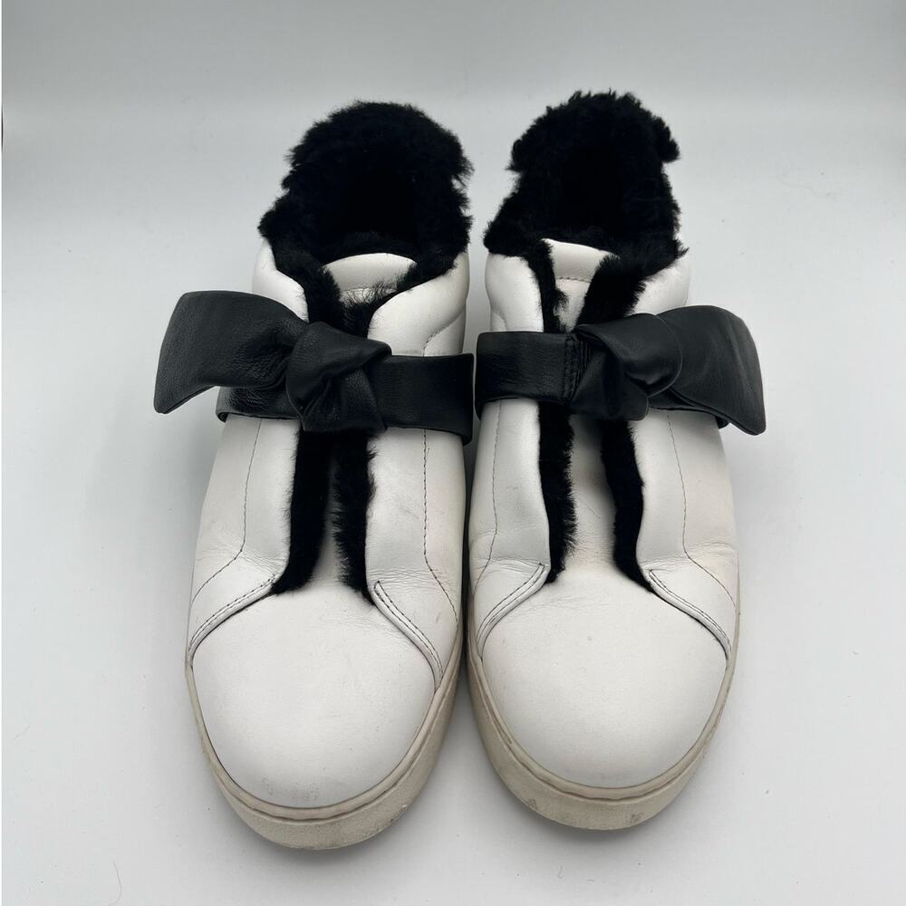 Alexandre Birman Women's Clarita Sneaker Shearling Black Size 38 (8 U.S.)